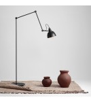 Lampy podłogowe łamane - Aldex Lampa Stojąca Aida Czarny (Złoty Środek Klosza) 1 x max 15W LED (843A) - product 5