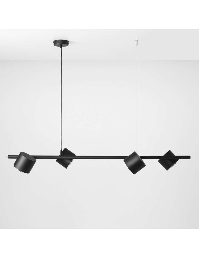 Aldex Lampa Wisząca Bot 4 Czarny 4 x 35W (1047L) Aldex Lampa Wisząca Bot 4 Czarny 4 x 35W (1047L)