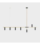 Aldex Lampa Wisząca Trevo 7 Czarny Mosiądz 7 x 35W (1083T40) Aldex Lampa Wisząca Trevo 7 Czarny Mosiądz 7 x 35W (1083T40)