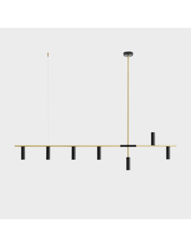 Aldex Lampa Wisząca Trevo 7 Czarny Mosiądz 7 x 35W (1083T40) Aldex Lampa Wisząca Trevo 7 Czarny Mosiądz 7 x 35W (1083T40)