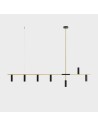 Aldex Lampa Wisząca Trevo 7 Czarny Mosiądz 7 x 35W (1083T40)