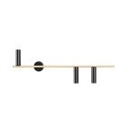 Kinkiety w kolorze mosiądz - Aldex Kinkiet Trevo 3 Czarny Mosiądz (Prawy) 3 x 35W (1083Y40_2) - product 4