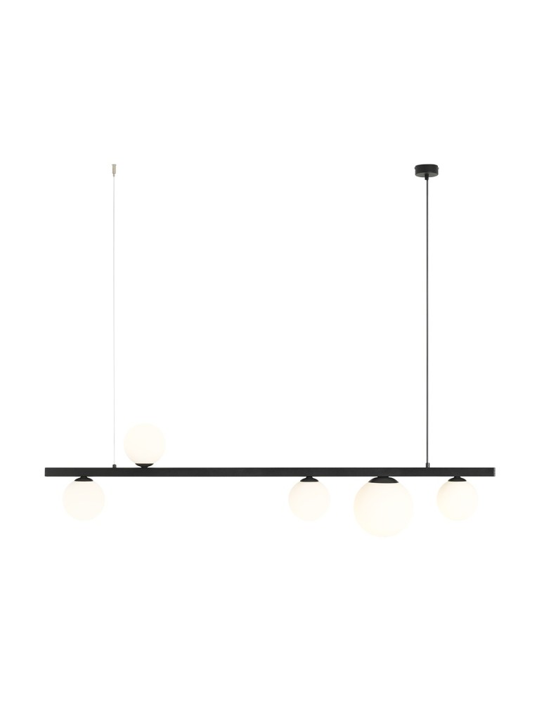 Aldex Lampa Wisząca Garda 5 Czarny 4 x max 10W LED / 1 x max 15W LED (1099F1) Aldex Lampa Wisząca Garda 5 Czarny 4 x max 10W LED / 1 x max 15W LED (1099F1)