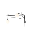 Aldex Kinkiet Soho Glass 2 Czarny 2 x max 10W LED (1105D1)