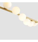 Lampy wiszące kule - Aldex Lampa Wisząca Wave 7 Mosiądz 7 x max 10W LED (1115T40) - product 5
