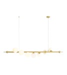 Lampy wiszące kule - Aldex Lampa Wisząca Wave 7 Mosiądz 7 x max 10W LED (1115T40) - product 7