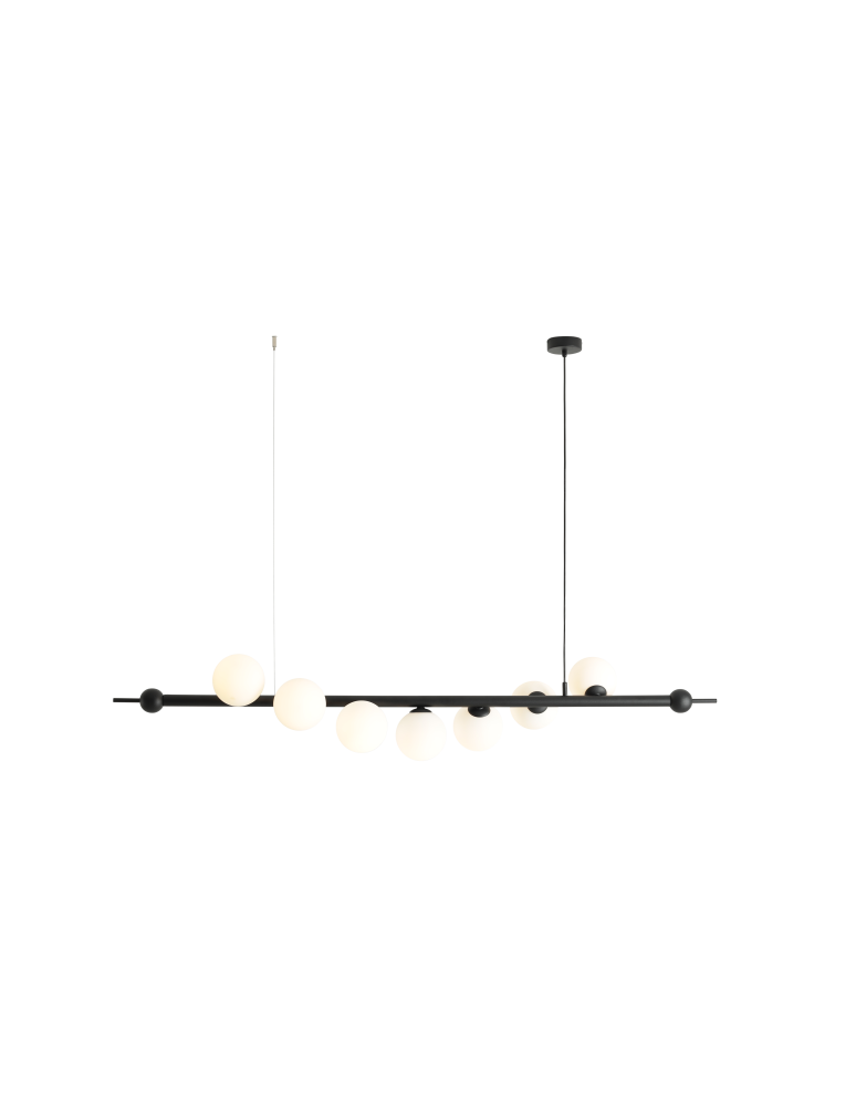 Aldex Lampa Wisząca Wave 7 Czarny 7 x max 10W LED (1115T1) Aldex Lampa Wisząca Wave 7 Czarny 7 x max 10W LED (1115T1)