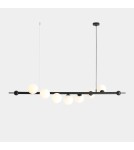 Aldex Lampa Wisząca Wave 7 Czarny 7 x max 10W LED (1115T1) Aldex Lampa Wisząca Wave 7 Czarny 7 x max 10W LED (1115T1)