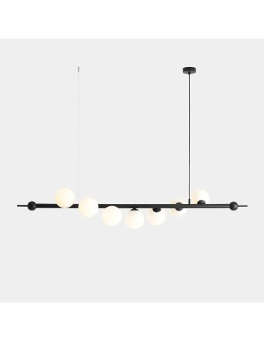 Aldex Lampa Wisząca Wave 7 Czarny 7 x max 10W LED (1115T1) - produkt 2
