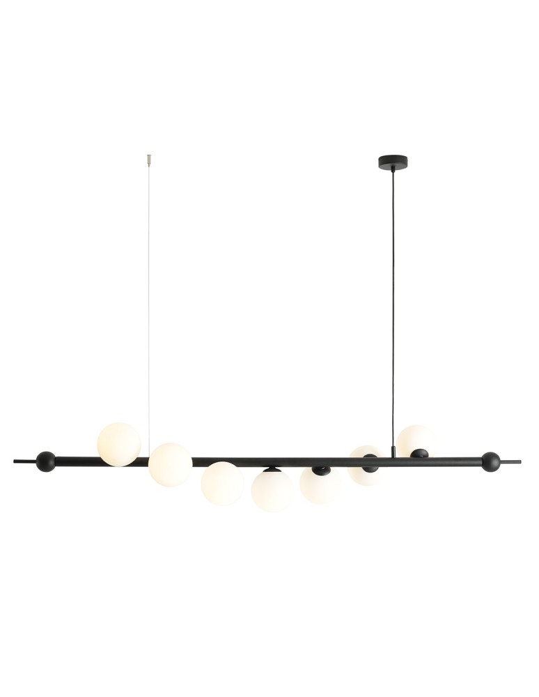 Aldex Lampa Wisząca Wave 7 Czarny 7 x max 10W LED (1115T1) Aldex Lampa Wisząca Wave 7 Czarny 7 x max 10W LED (1115T1)