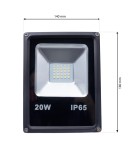 Eko-Light NAŚWIETLACZ LED 20W. BARWA: 3000K EKN665 Eko-Light NAŚWIETLACZ LED 20W. BARWA: 3000K EKN665