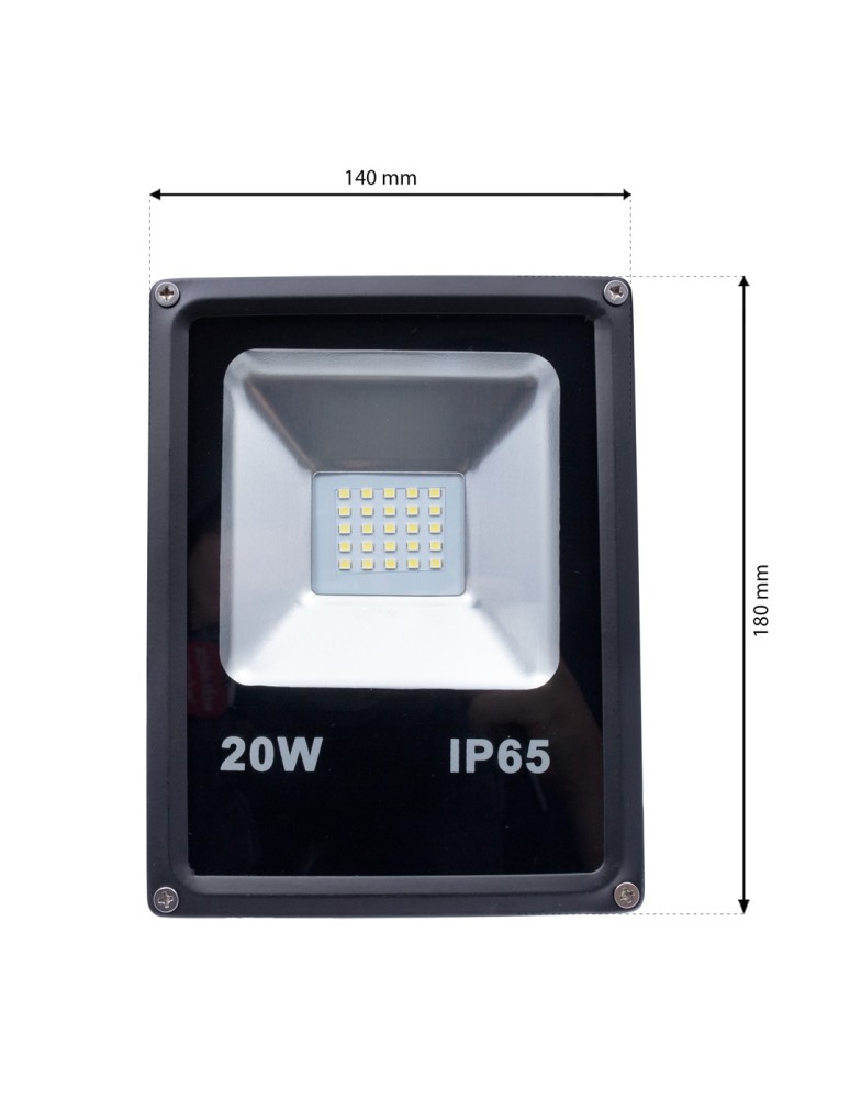 Eko-Light NAŚWIETLACZ LED 20W. BARWA: 3000K EKN665 Eko-Light NAŚWIETLACZ LED 20W. BARWA: 3000K EKN665