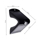 Eko-Light Lampka Solarna Butterfly Czarna 1,5W EKO3867 Eko-Light Lampka Solarna Butterfly Czarna 1,5W EKO3867