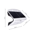 Lampy solarne - Eko-Light Lampka Solarna Butterfly Biała 6,8W EKO3997 - product 9