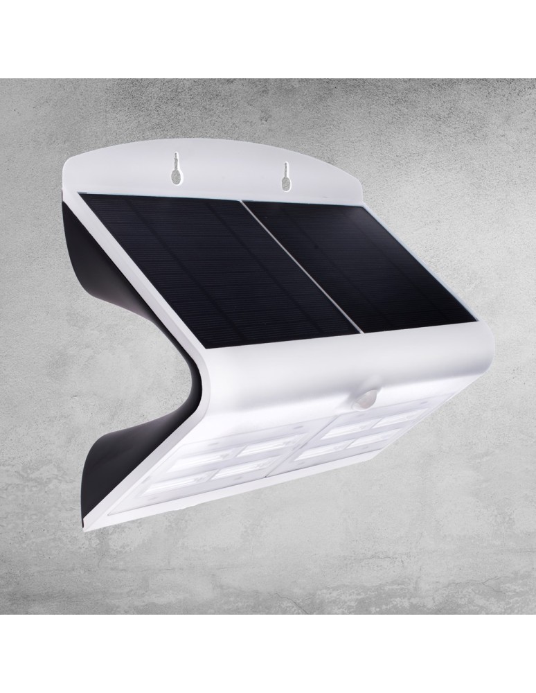 Eko-Light Lampka Solarna Butterfly Biała 6,8W EKO3997