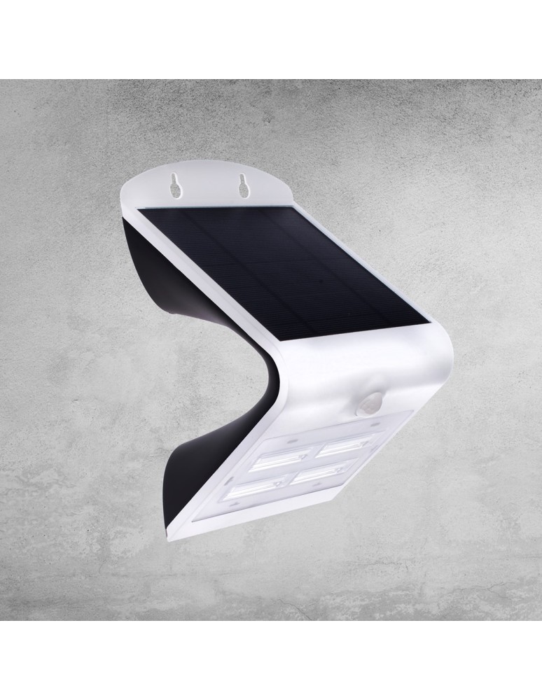 Eko-Light Lampka Solarna Butterfly Biała 3,2W EKO8824