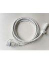 Eko-Light Kabel zasilający/przedłużacz BIAŁY do GIRILANDY 2m EKO7558