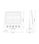 Eko-Light Lampa Solarna Talent 8W 4000K IP65 EKO8328 Eko-Light Lampa Solarna Talent 8W 4000K IP65 EKO8328