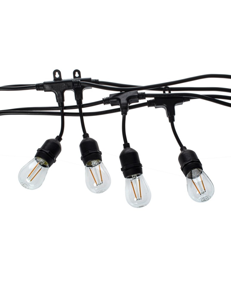 Eko-Light GIRLANDA 15 METRÓW Z ZARÓWKĄ FILAMENTOWĄ 15x1W EKO9843