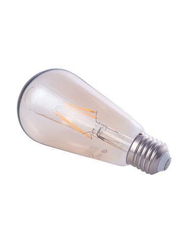 Eko-Light Żarówka Dekoracyjna 4W ST64 E27 Amber EKZA3621
