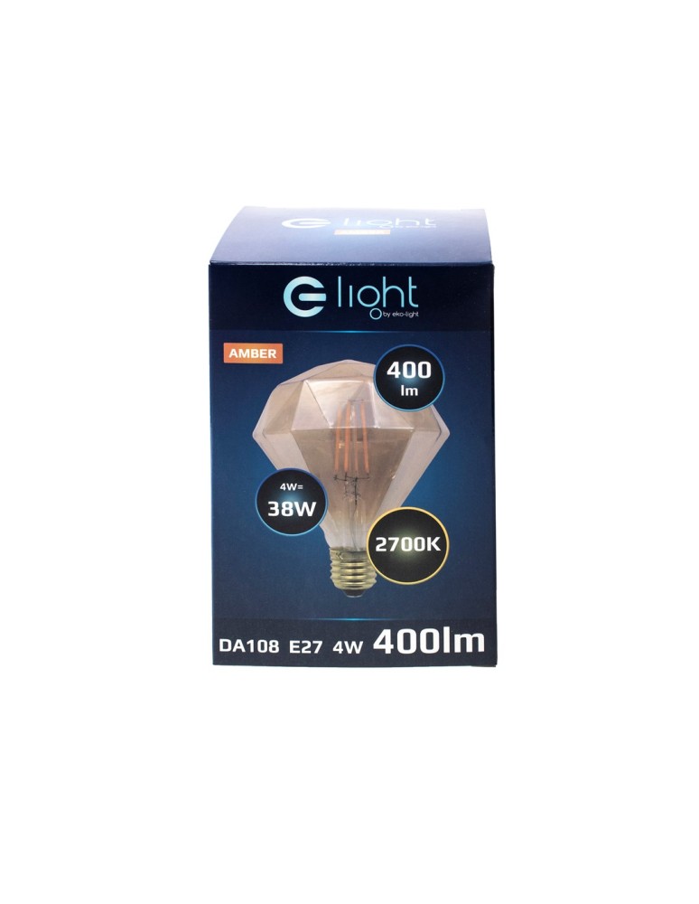 Eko-Light Żarówka Dekoracyjna 4W Diamond E27 EKZA3560 Eko-Light Żarówka Dekoracyjna 4W Diamond E27 EKZA3560