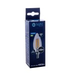 Żarówki LED E14 230V - Eko-Light Żarówka Filamentowa LED 4W Świeczka E14 4000K EKZF0964 - product 3