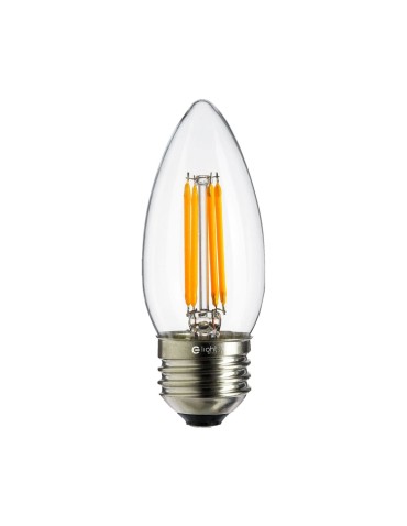 Eko-Light Żarówka Filamentowa LED 4W C37 E27 4000K EKZF103