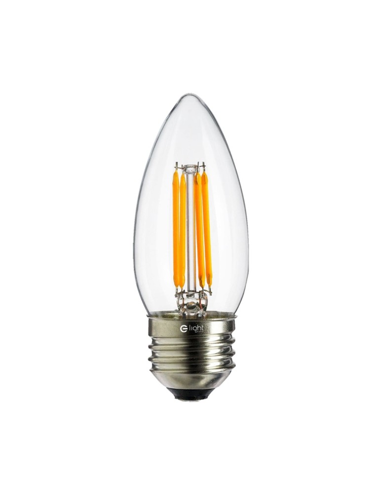 Eko-Light Żarówka Filamentowa LED 4W C37 E27 4000K EKZF103