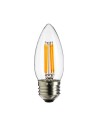 Eko-Light Żarówka Filamentowa LED 4W C37 E27 4000K EKZF103