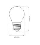 Eko-Light Żarówka Filamentowa LED 1,5W ST45 E27 2700K EKZF1067 Eko-Light Żarówka Filamentowa LED 1,5W ST45 E27 2700K EKZF1067