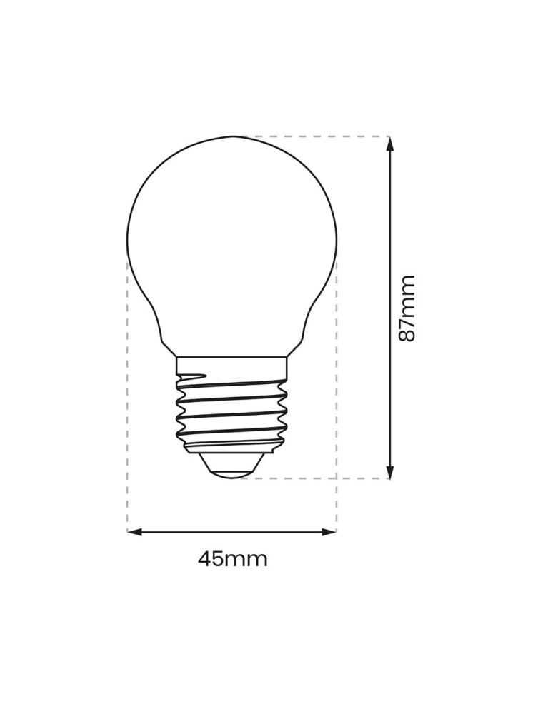 Eko-Light Żarówka Filamentowa LED 1,5W ST45 E27 2700K EKZF1067 Eko-Light Żarówka Filamentowa LED 1,5W ST45 E27 2700K EKZF1067