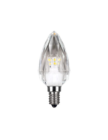 Eko-Light Żarówka LED 4W E14 C37 4000K Kryształ EKZA7697