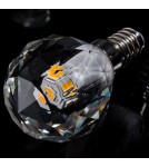 Eko-Light Żarówka LED 3W E14 G40 4000K Kryształ EKZA7698 Eko-Light Żarówka LED 3W E14 G40 4000K Kryształ EKZA7698
