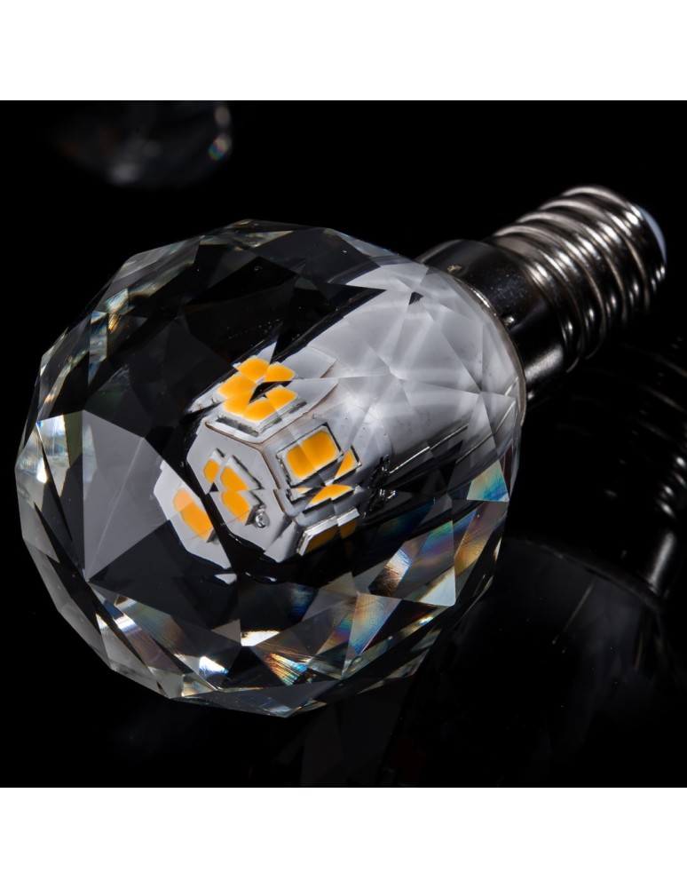 Eko-Light Żarówka LED 3W E14 G40 4000K Kryształ EKZA7698 Eko-Light Żarówka LED 3W E14 G40 4000K Kryształ EKZA7698