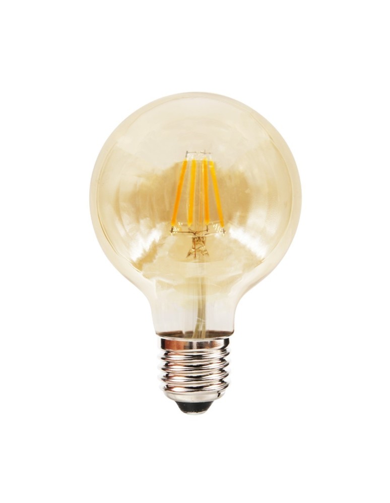 Eko-Light Żarówka Dekoracyjna 4W G80 E27 Amber Barwa: Ciepła EKZF7807