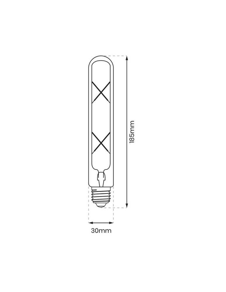 Eko-Light Żarówka Filamentowa LED 4W T30 E27 2700K Amber EKZF8018 Eko-Light Żarówka Filamentowa LED 4W T30 E27 2700K Amber EKZF8018