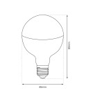 Eko-Light Żarówka Filamentowa LED 4W G45 E27 2700K Half Gold EKZF8011 Eko-Light Żarówka Filamentowa LED 4W G45 E27 2700K Half Gold EKZF8011