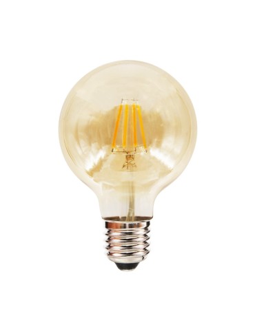 Eko-Light Żarówka Filamentowa LED 6W G80 E27 2700K Amber EKZF8007