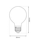 Eko-Light Żarówka Filamentowa LED 6W G80 E27 2700K Amber EKZF8007 Eko-Light Żarówka Filamentowa LED 6W G80 E27 2700K Amber EKZF8007