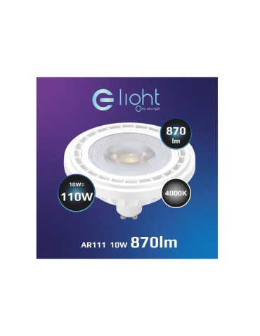 Eko-Light Żarówka LED 10W AR111 GU10 4000K/ Biały AR8039 - product 2