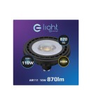 Eko-Light Żarówka LED 10W AR111 GU10 3000K/ Czarny AR8040 Eko-Light Żarówka LED 10W AR111 GU10 3000K/ Czarny AR8040