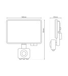 Eko-Light Naświetlacz LED 30W PIR 3000lm 5000K EKN9019 Eko-Light Naświetlacz LED 30W PIR 3000lm 5000K EKN9019