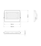 Eko-Light Naświetlacz Solarny Fokus 60W 900lm 6000K EKO9091 Eko-Light Naświetlacz Solarny Fokus 60W 900lm 6000K EKO9091