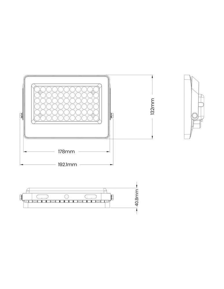 Eko-Light Naświetlacz Solarny Fokus 60W 900lm 6000K EKO9091 Eko-Light Naświetlacz Solarny Fokus 60W 900lm 6000K EKO9091