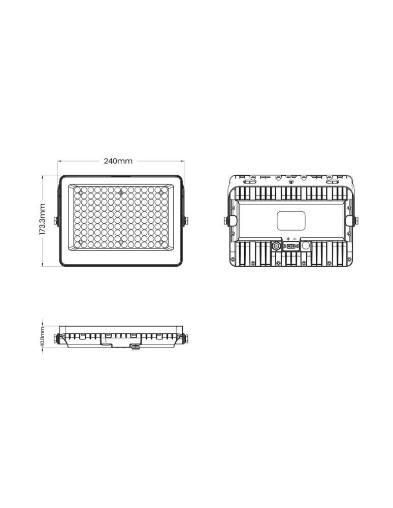 Eko-Light Naświetlacz Solarny Fokus 100W 1300lm 6000K EKO9092 Eko-Light Naświetlacz Solarny Fokus 100W 1300lm 6000K EKO9092