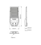 Lampy solarne - Eko-Light Latarnia Solarna Via 100W 1200lm 6000K EKO9094 - product 8