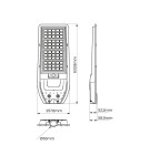 Lampy solarne - Eko-Light Latarnia Solarna Via 150W 1800lm 6000K EKO9095 - product 6