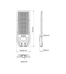 Eko-Light Latarnia Solarna Via 200W 2400lm 6000K EKO9096 Eko-Light Latarnia Solarna Via 200W 2400lm 6000K EKO9096