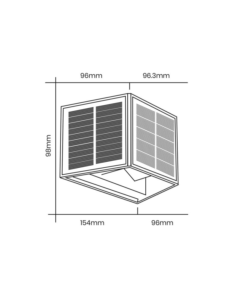 Eko-Light Kinkiet Solarny Wings 50lm 3000K EKO9097 Eko-Light Kinkiet Solarny Wings 50lm 3000K EKO9097