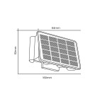 Eko-Light Kinkiet Solarny Alf 50lm 6000K EKO9100 Eko-Light Kinkiet Solarny Alf 50lm 6000K EKO9100